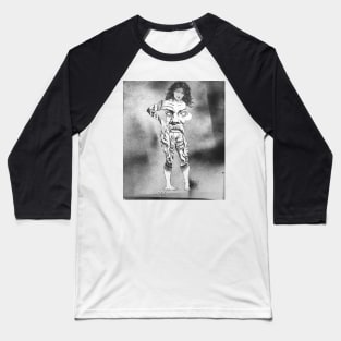 "Philosopher Woman" Illustration Baseball T-Shirt